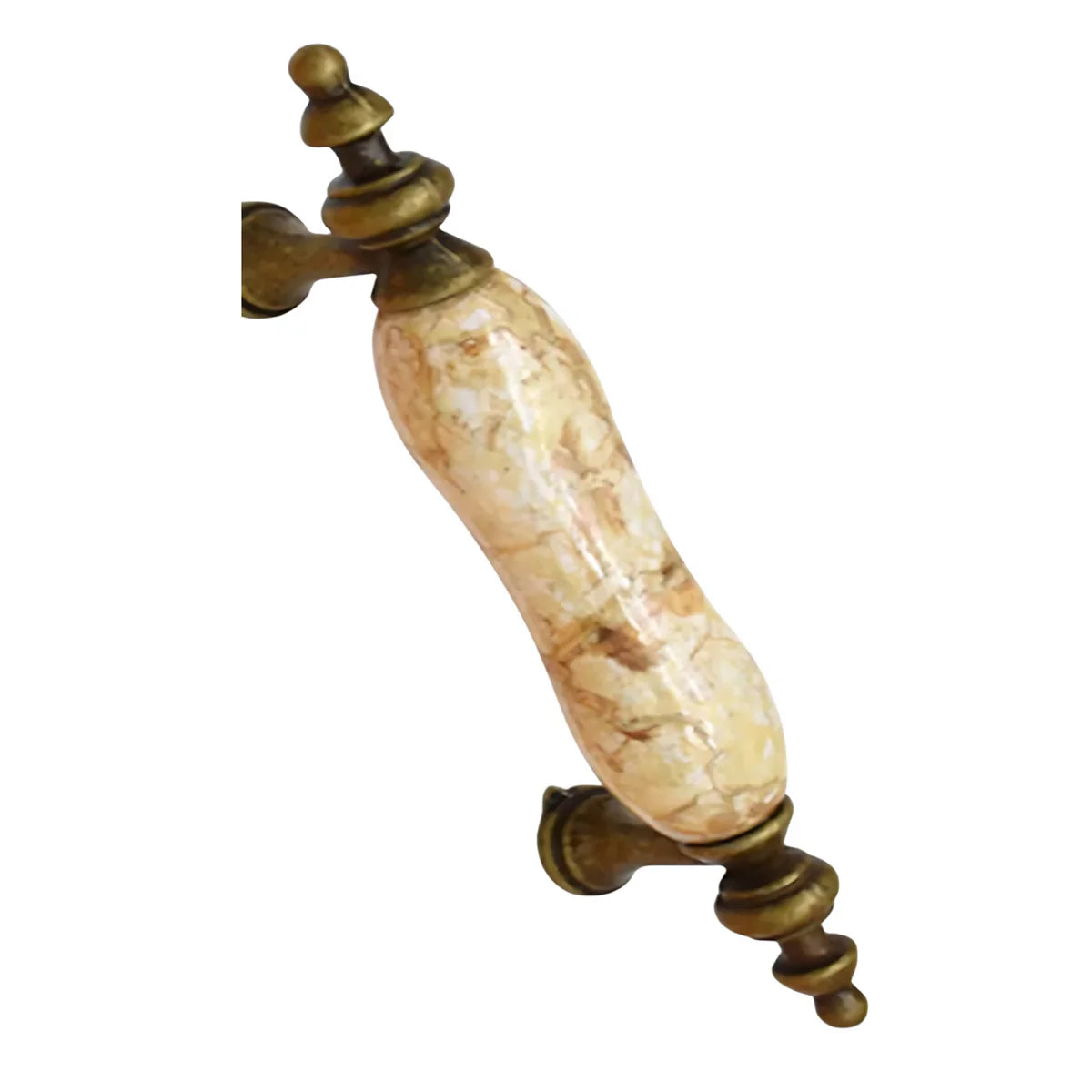 Antique Ceramic & Zinc Cabinet Pulls