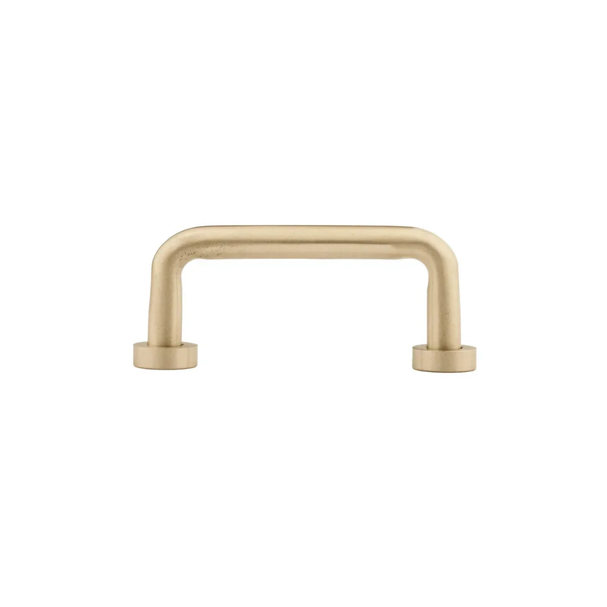 Minimalist Solid Brass Curved Handle