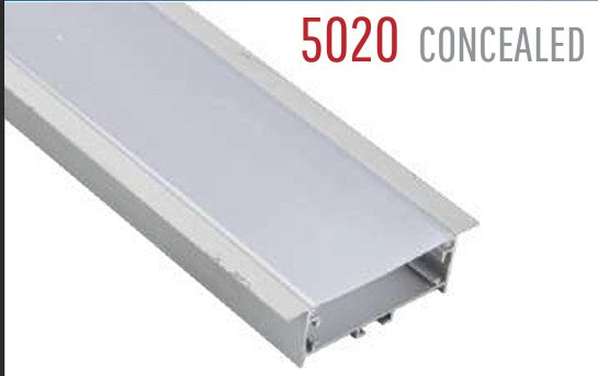 5020 Concealed LED Aluminium Profile