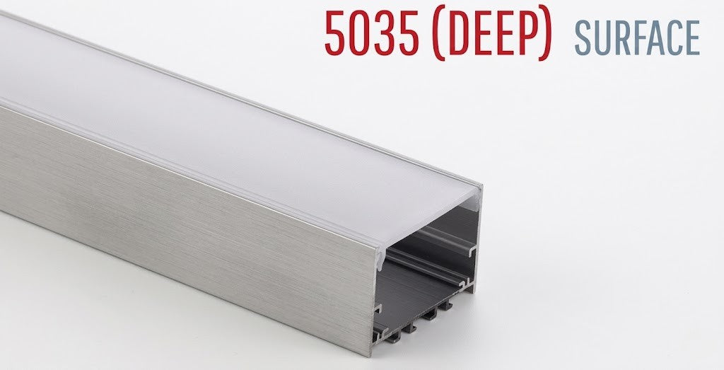 5035 (Deep) Surface LED Aluminium Profile