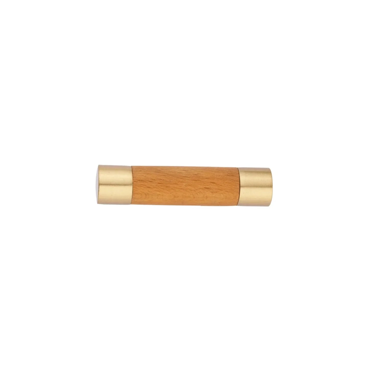Natural Wood & Brass T-Bar Handle Collection