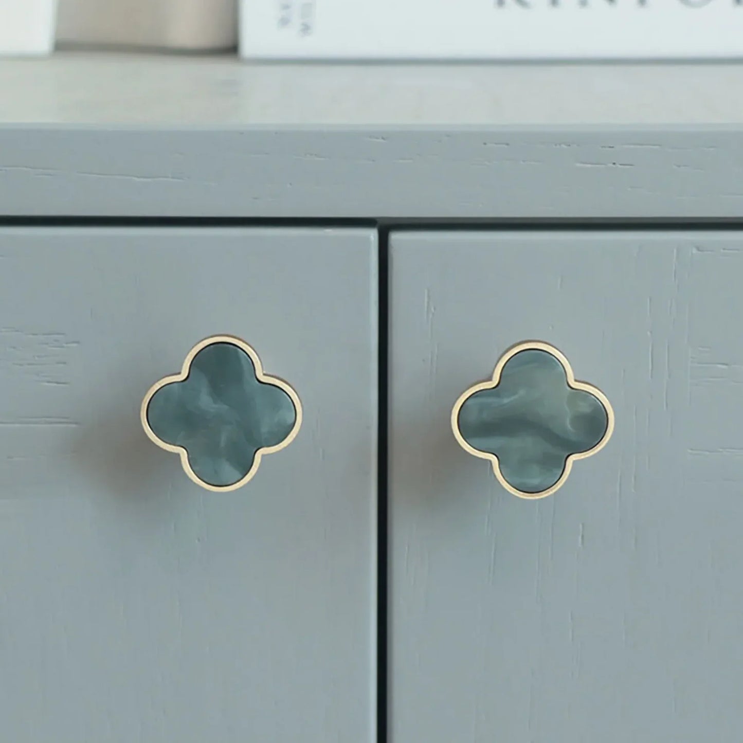 Clover Brass Cabinet Knob Collection
