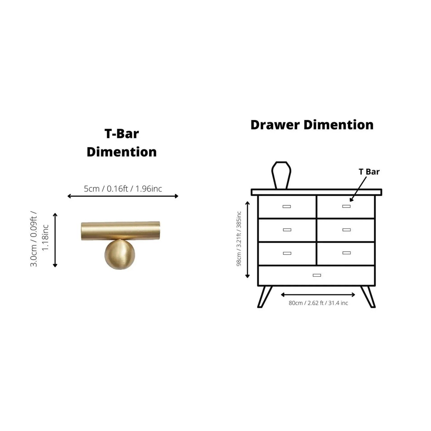 Goblet Solid Brass Cabinet Handle Collection