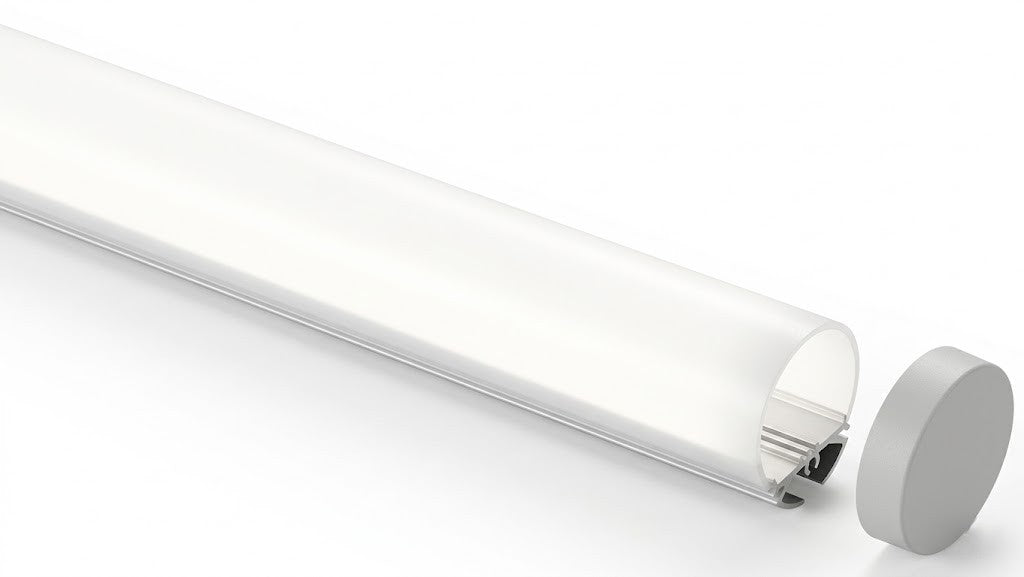 6060 LED Aluminium Round Profile