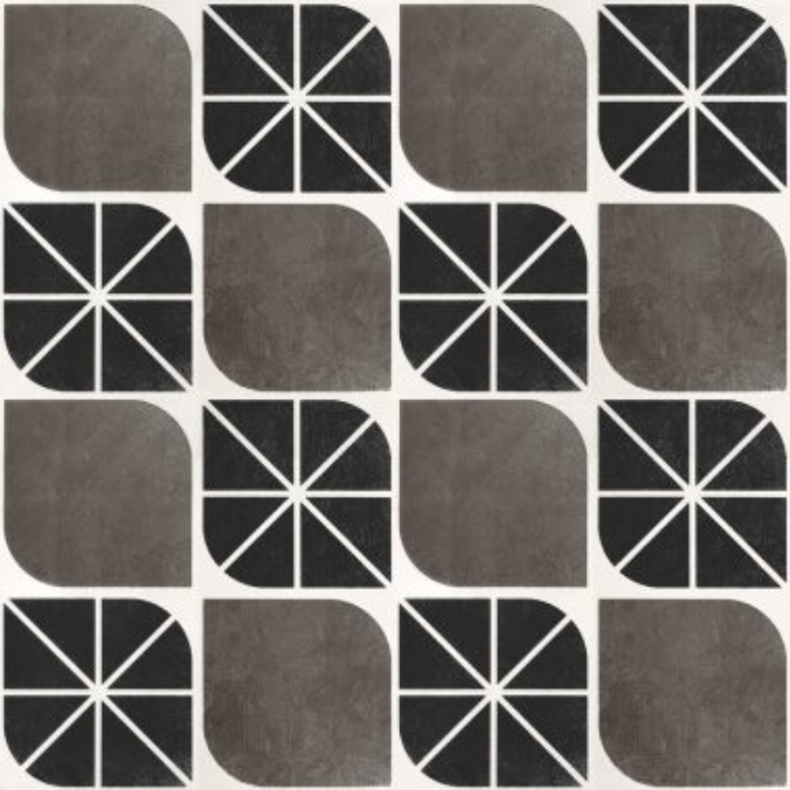Neutral Pinwheel Black