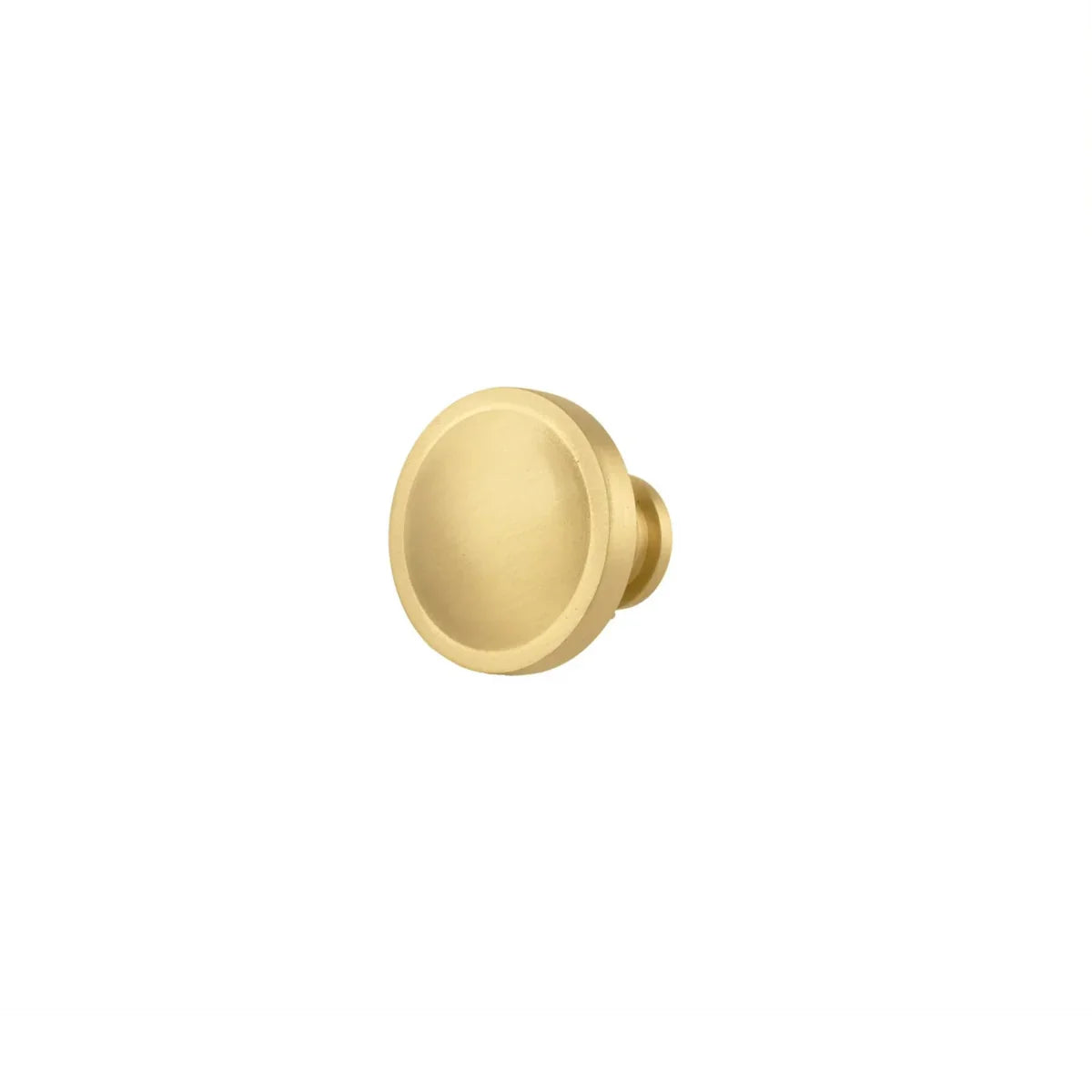 Krisha Brushed Brass Round Knob