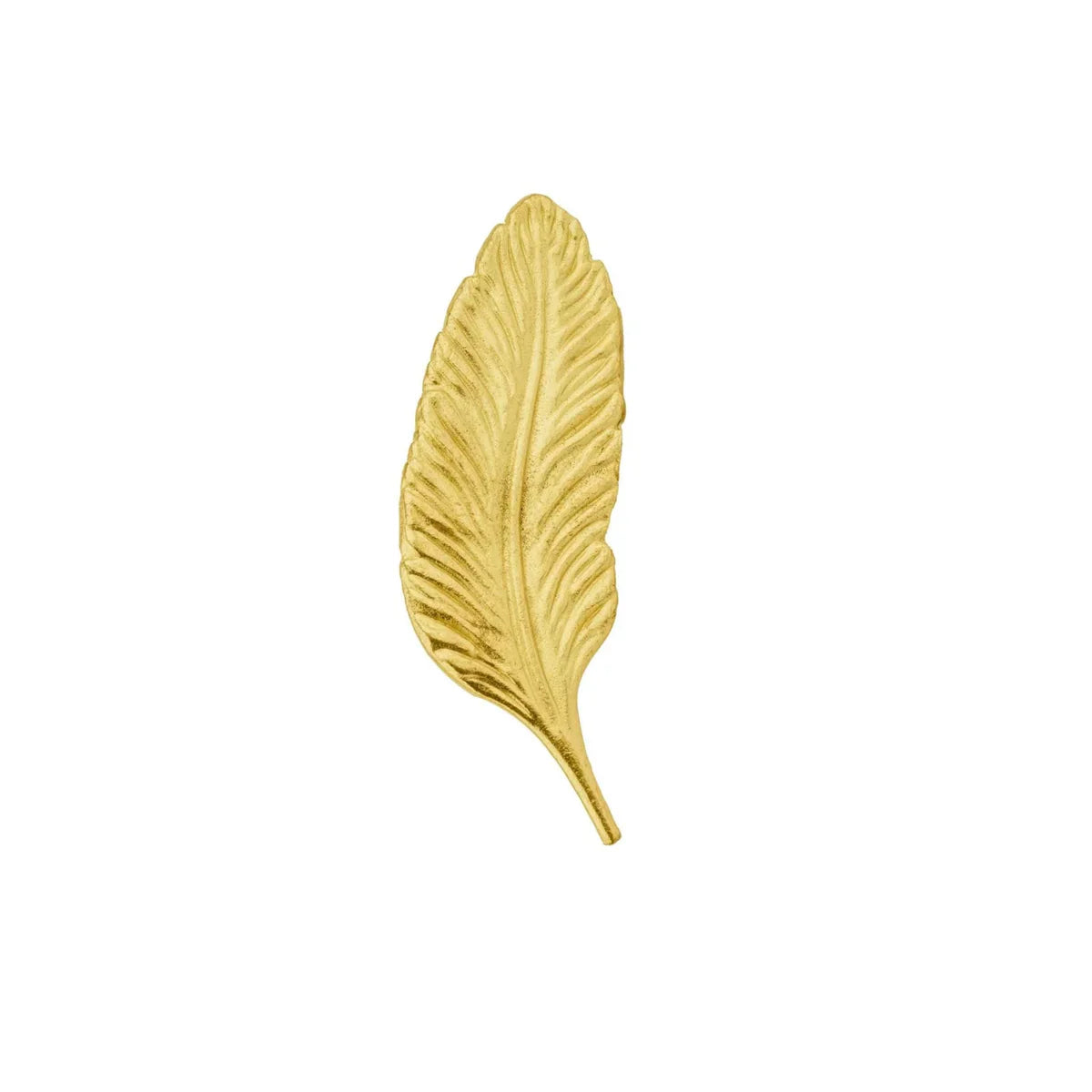 Solid Brass Leaf Cabinet Handles (Left & Right