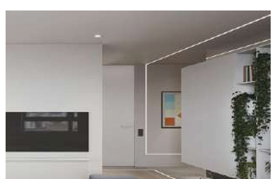 7520 Concealed LED Aluminium Profile