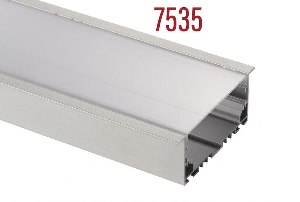 7535 (DEEP) CONCEALED LED  ALUMINIUM PROFILE