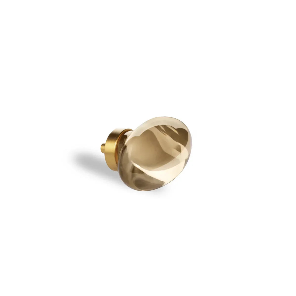 Classic Crystal with Brushed Brass Handle
