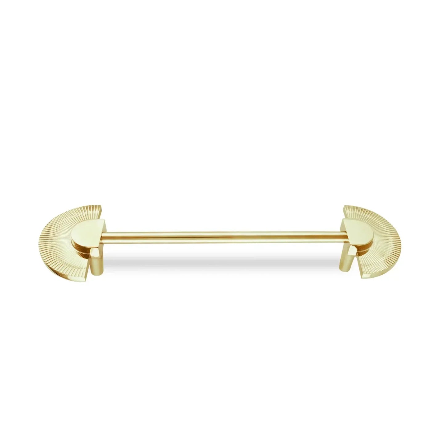 Scalloped Brass Fan Handle Collection