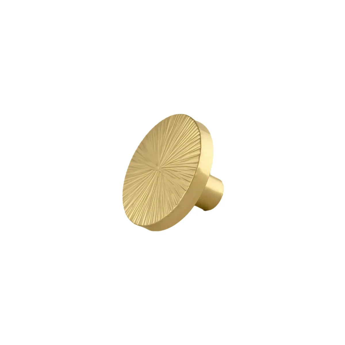 Hammered Brass Half-Circle Pulls (Pair)