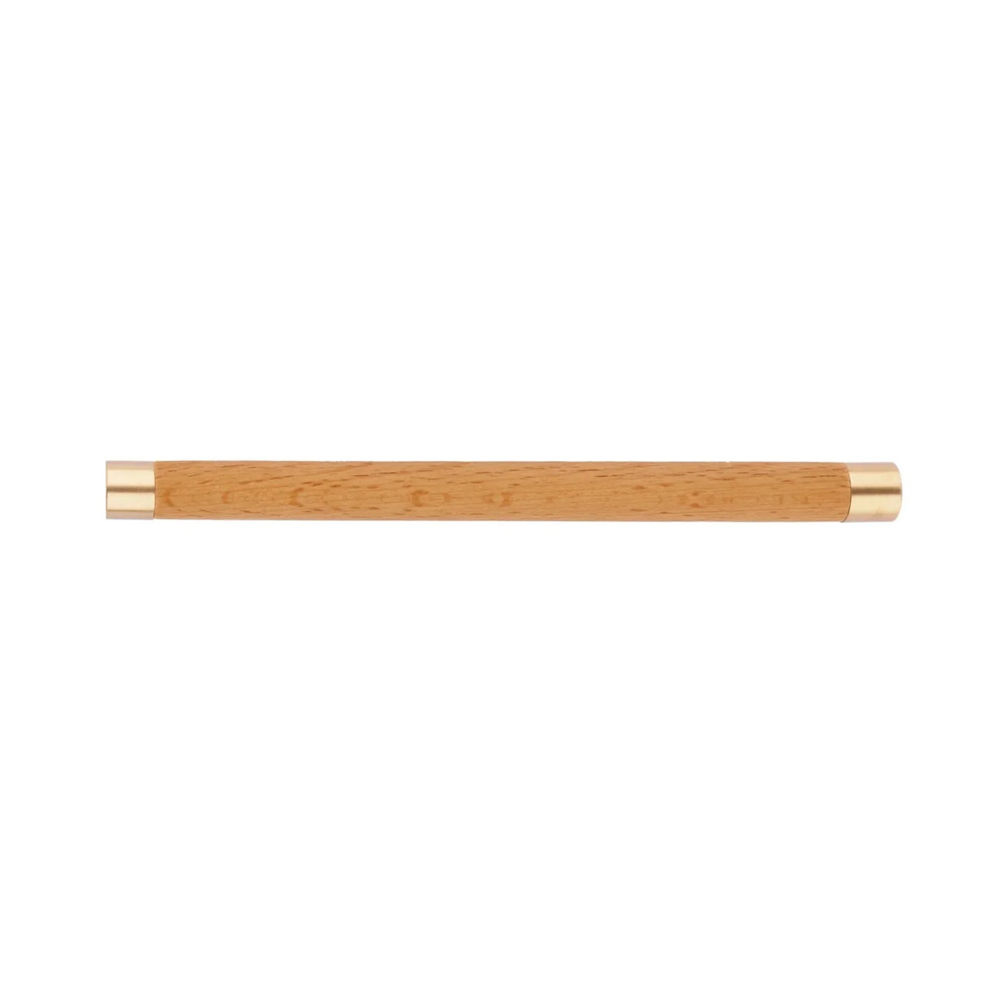 Natural Wood & Brass T-Bar Handle Collection