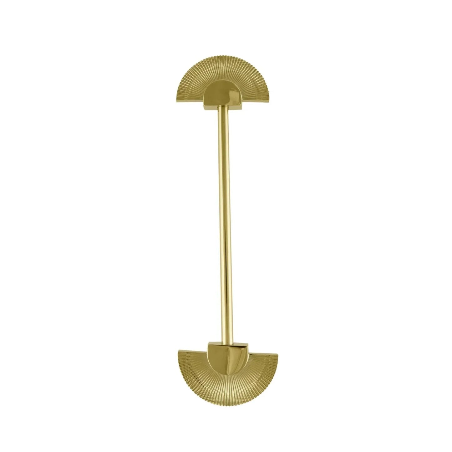 Scalloped Brass Fan Handle Collection