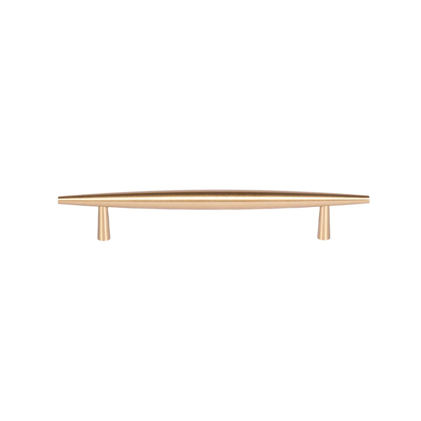 Spindle Tapered Brass Cabinet Pull