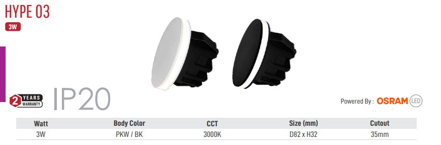 LED Hype 03 Foot Light