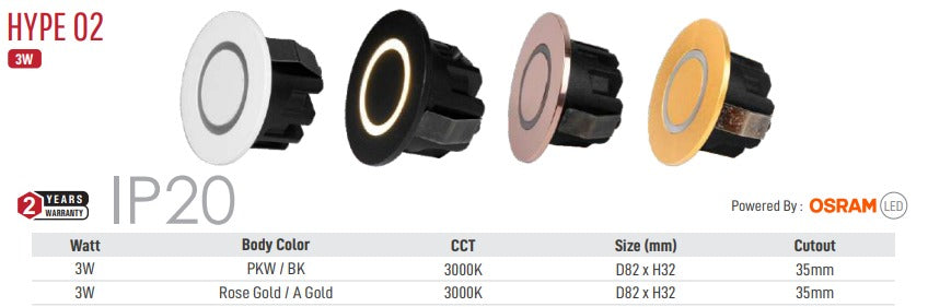 LED Hype 02 Foot Light