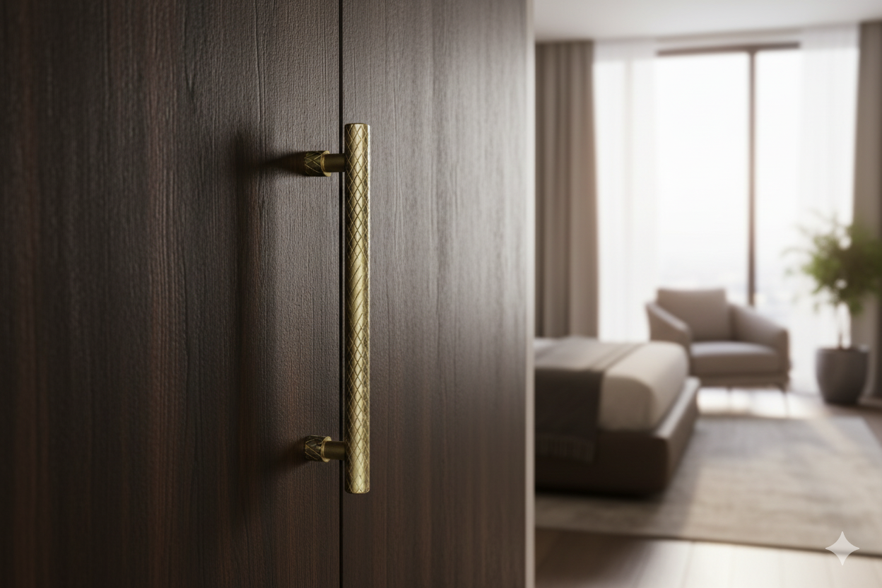 ACH 4300 Gem Brass Handle