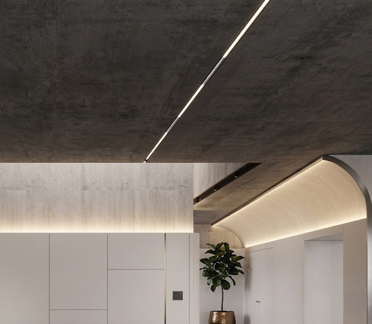 BK 17mm Surface LED Aluminium Black Profile