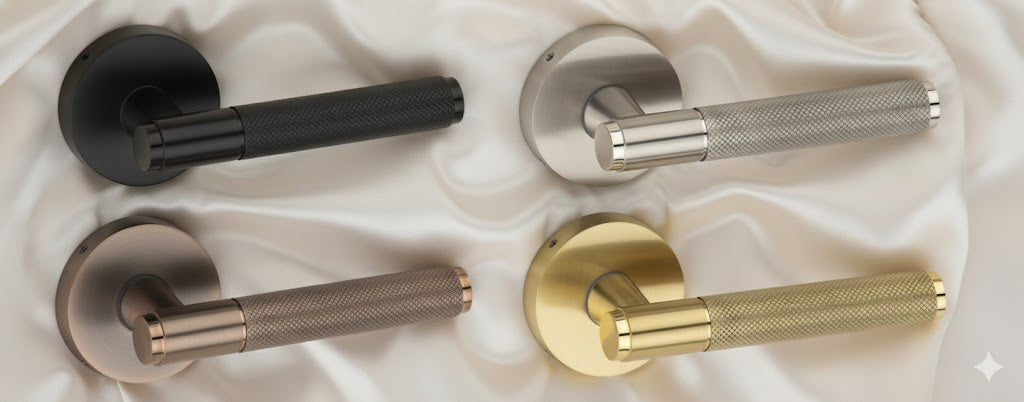AST 1820 Flo Spades Mortise Lock Set