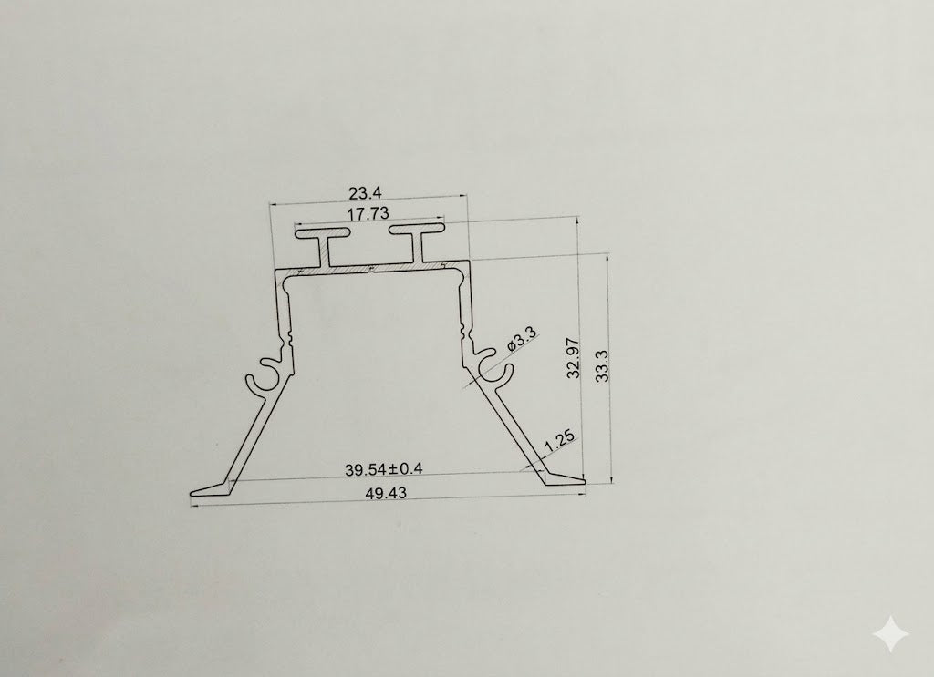 Ambi 5025 LED Aluminium Profile