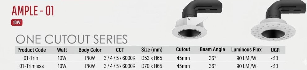 Ample-01 LED Downlight