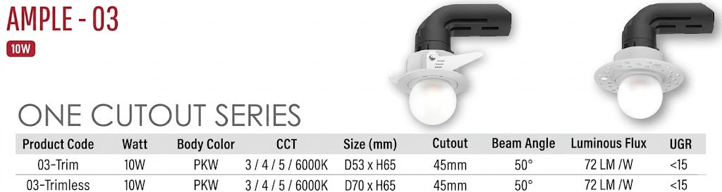 Ample-03 LED Downlight