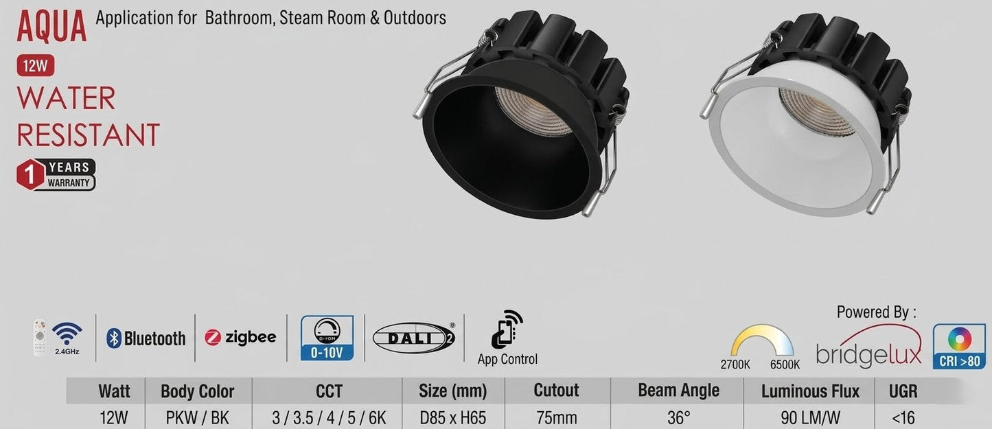 AQUA LED Downlight (IP Rated)