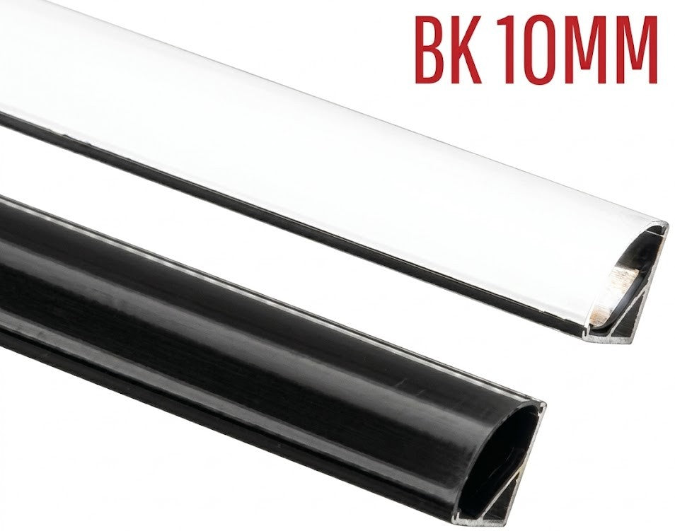BK 10MM Corner LED Aluminium Black Profile