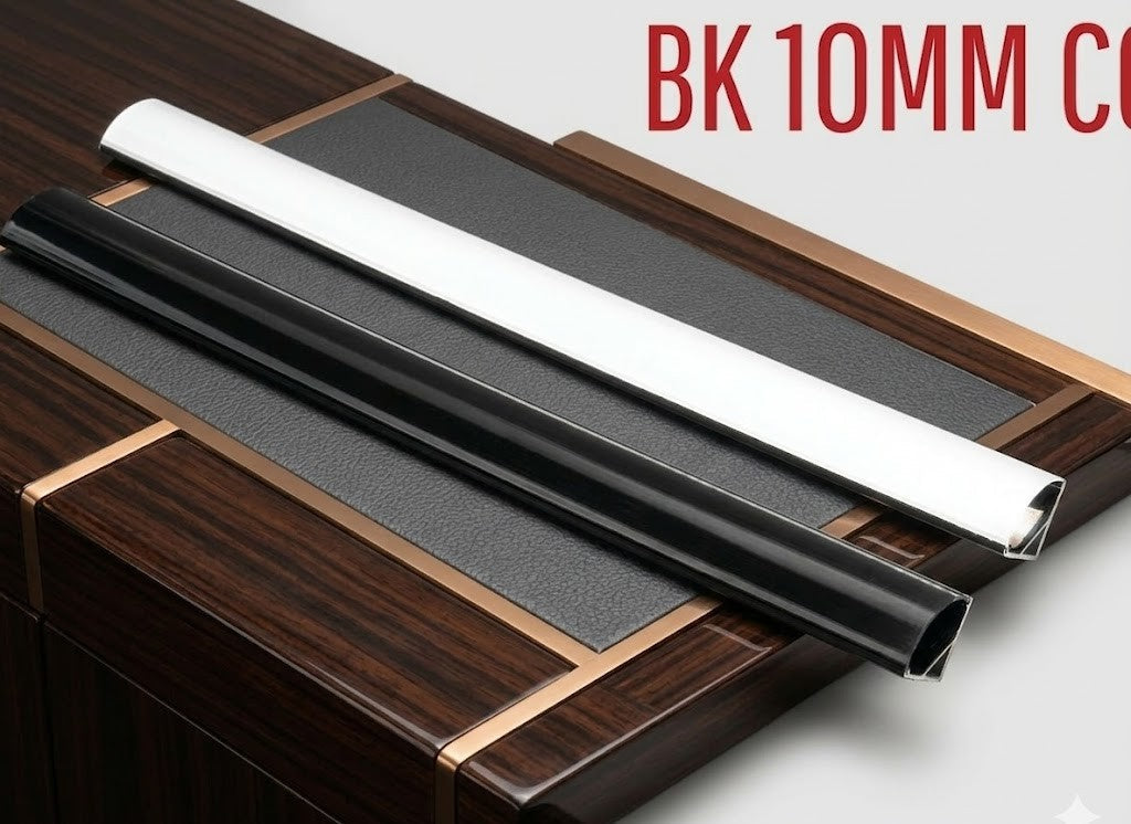 BK 10MM Corner LED Aluminium Black Profile