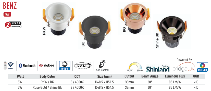 Benz LED Downlight