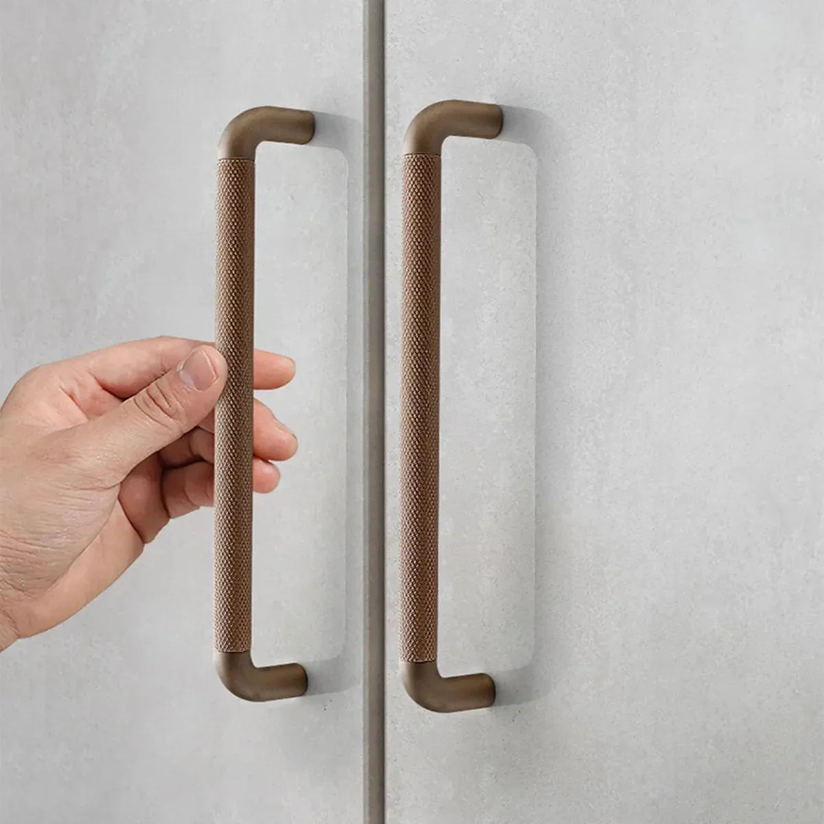 Textured Bar & Knob Handle Set – Modern Industrial Design