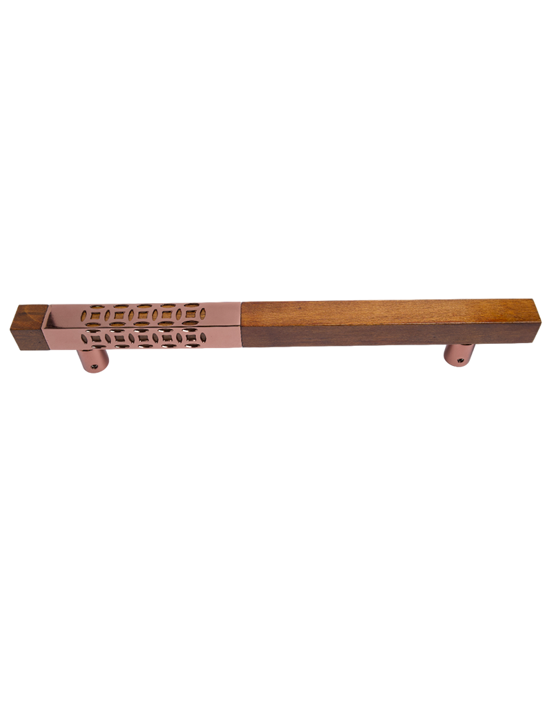 AH 4720 Door Handle Square Wood