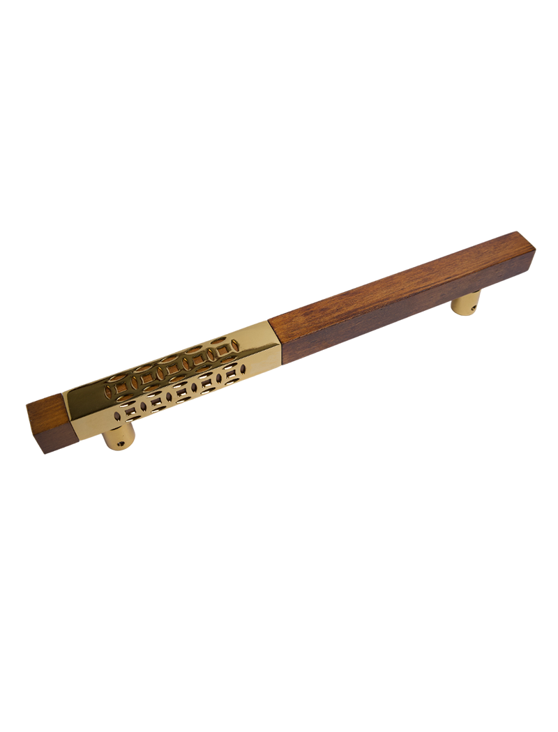 AH 4720 Door Handle Square Wood