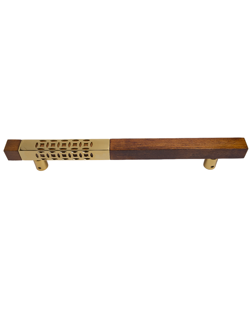 AH 4720 Door Handle Square Wood
