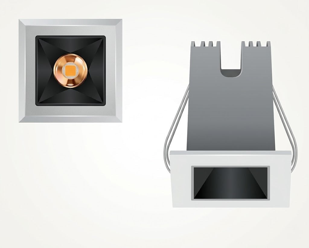 Dot LED Linear Downlight - Square