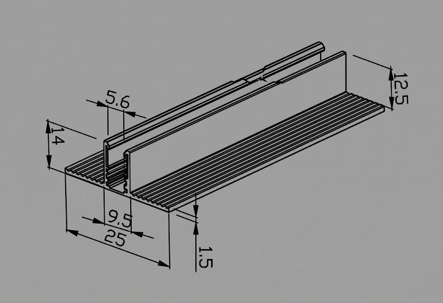 Filo Track Deep Recessed Trimless