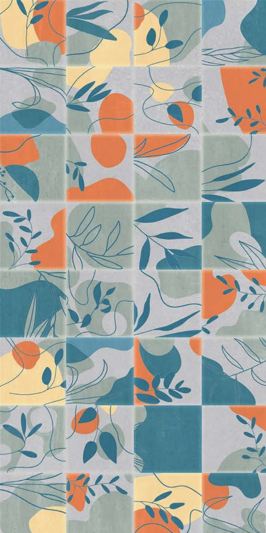 Art Floral Aqua