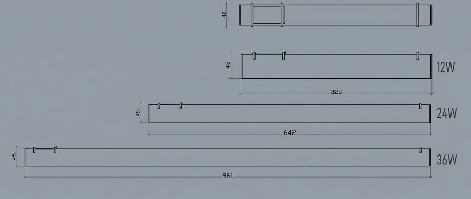GLO Linear Diffused Light