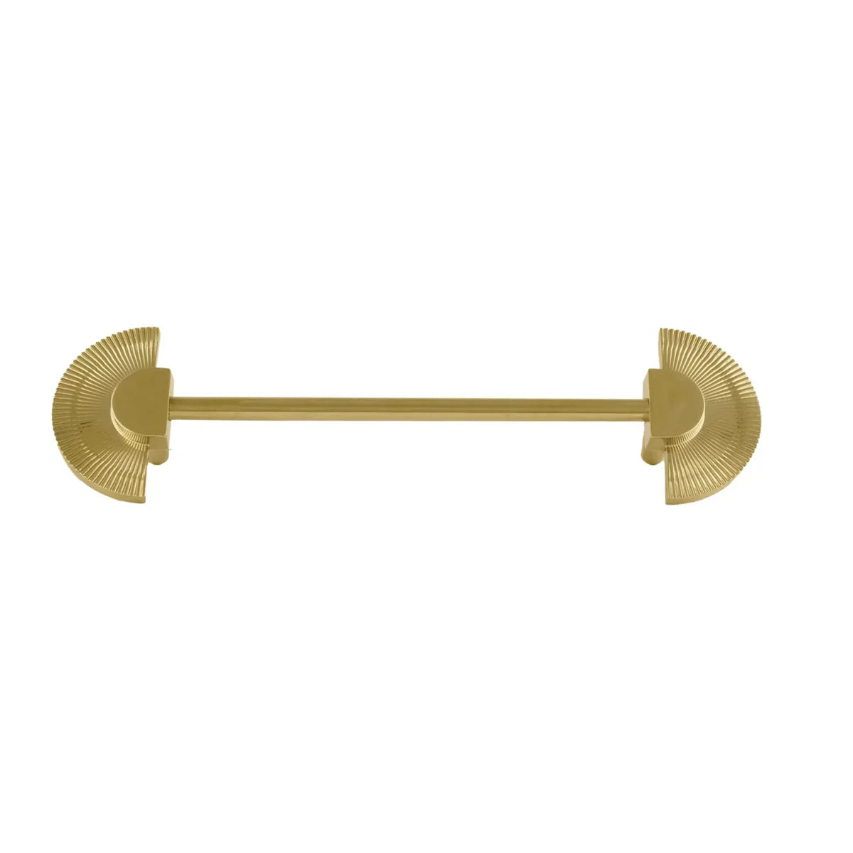 Scalloped Brass Fan Handle Collection