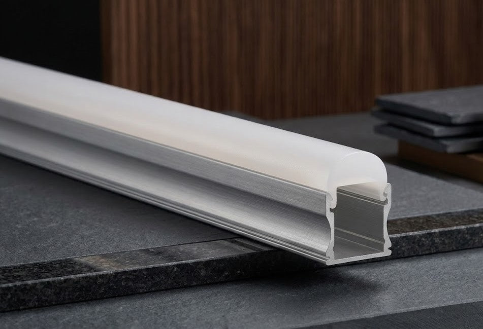 LED Aluminium 17MM Curtain Grazer Profile