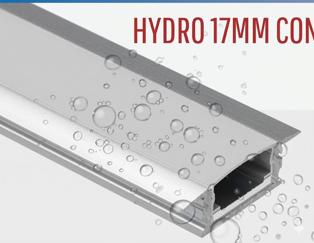 HYDRO 17MM Concealed LED Alumiium Profile Hydro Series