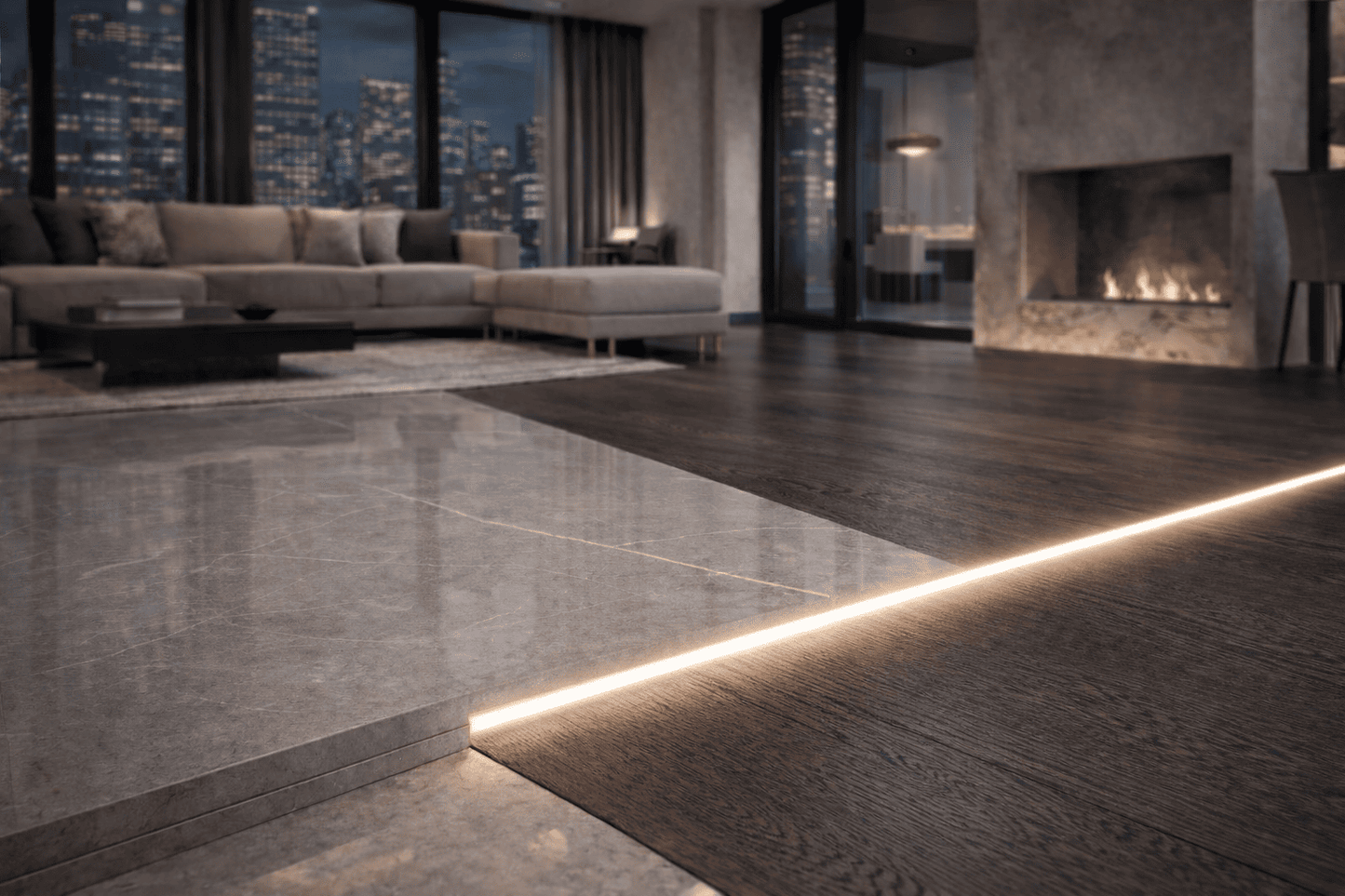 Floor 402 LED Aluminium Profile