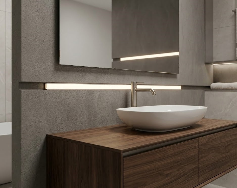 10MM LED Concealed Aluminium Profile (Low Deep)