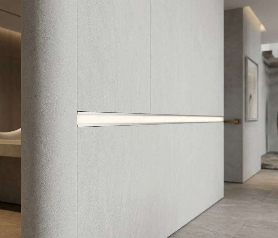 10MM LED Surface Aluminium Profile (Low Deep)