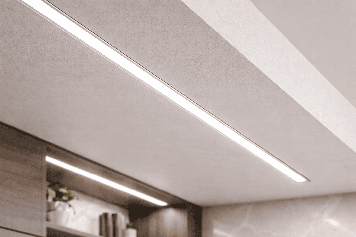 10MM LED Concealed Aluminium Profile (Deep)