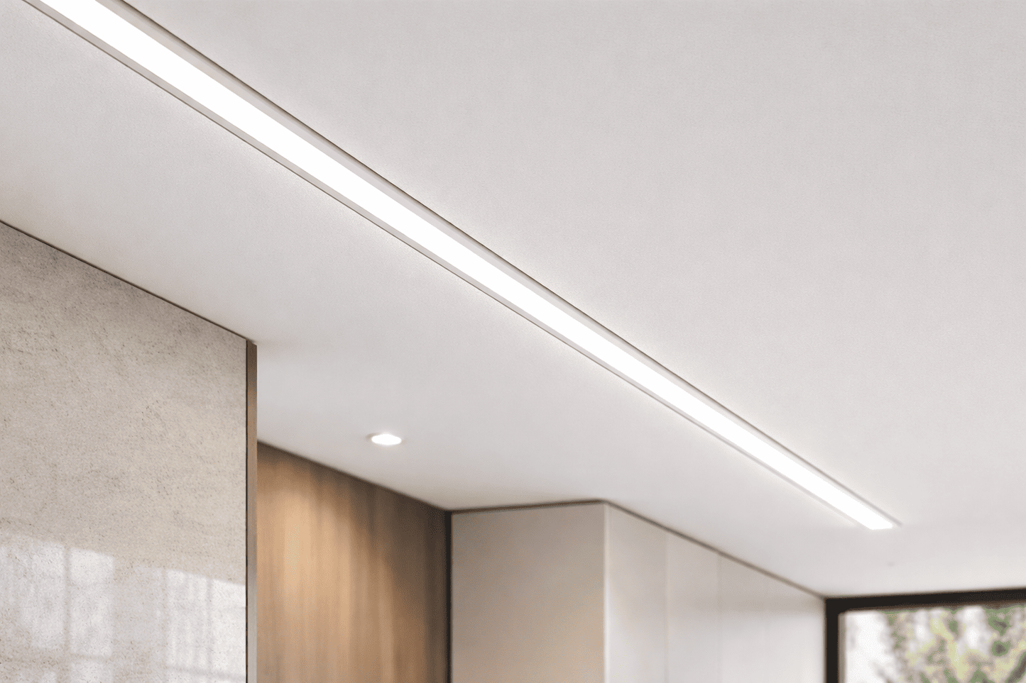 8MM LED Concealed Aluminium Profile