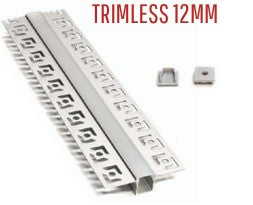 Trimless 12MM LED Aluminium Profile