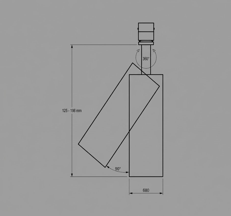 Luxe Point Pull-Up Spot Light
