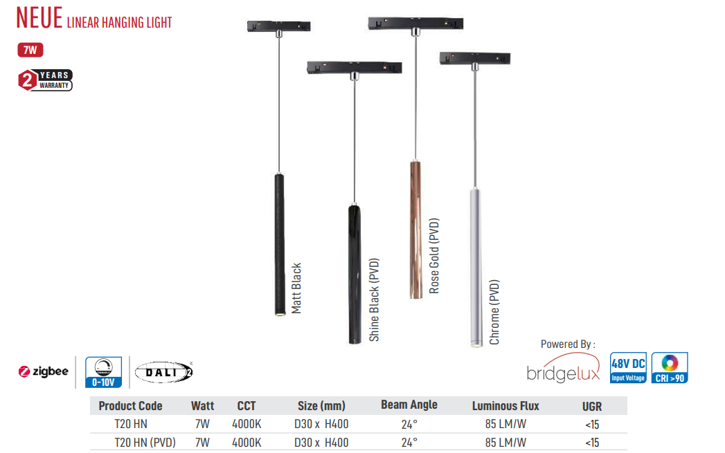 Neue Linear Hanging Light